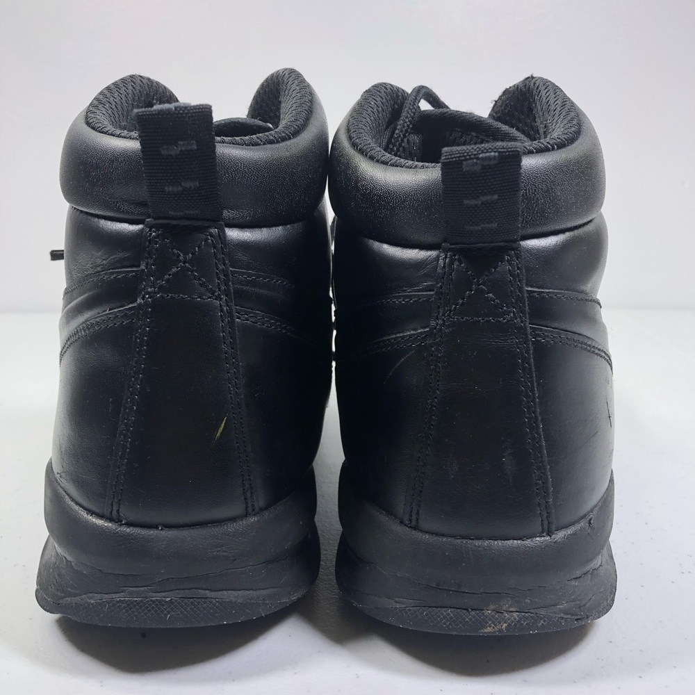 NIKE ACG MENS MANOA Black LEATHER BOOTS 454350-003 - Picture 5 of 8
